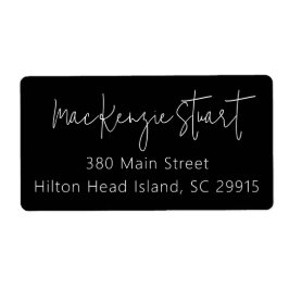 Minimaler einfacher, eleganter Script-Address Ship