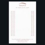 Minimaler eleganter Augenbrauen-Flyer Flyer<br><div class="desc">Personalisierender Flyer mit Augenbraue Illustration.Perfekt für Augenbrauen & Makeup Artisten, Friseure und Kosmetiker. Editiere dein Produkt in Minuten in dem du deine Daten hinzu füg. Über "weiteres personalisieren" kannst Du Schriftart/Farbe/Position verändern.</div>