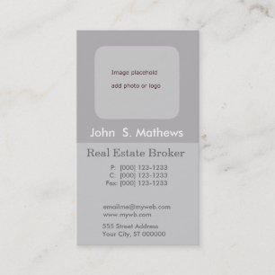 Minimaler Entwurf addieren Logo, oder Foto Visitenkarte