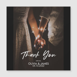 Minimaler Ersatz Ihres Foto Flat Vielen Dank Postc Magnetkarte