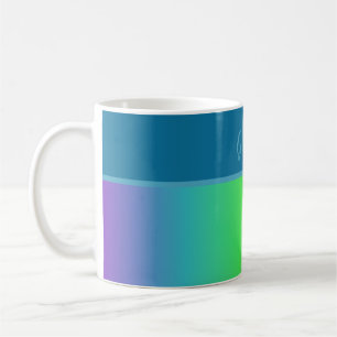 minimaler farbiger LGBTQ Gay Pride Monat Kaffeetasse