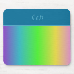 minimaler farbiger LGBTQ Gay Pride Monat Mousepad
