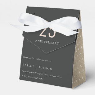 Minimaler feiner schwarzer Rock jedes Jahr Jahrest Geschenkschachtel