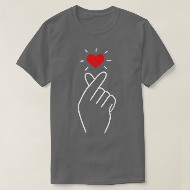 Minimaler Finger T-Shirt (Design vorne)