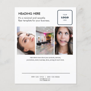 Minimaler Foto Business Marketing Flyer
