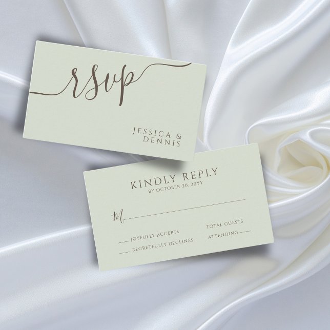 Minimaler HAUSHALT - Elegante Typografie - Hochzei Begleitkarte (Von Creator hochgeladen)