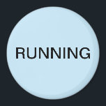 Minimaler hellblauer Spülmaschinenmagnet Magnet<br><div class="desc">Minimaler Küchenmagnet mit hellblauem Hintergrund für die Küchenorganisation. Passen Sie Ihren Text an.</div>