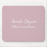 Minimaler Hinzufügen Ihres Namens Monogramm neue J Mousepad<br><div class="desc">Ein schlichtes und elegantes Monogramm und Beruf Design.</div>