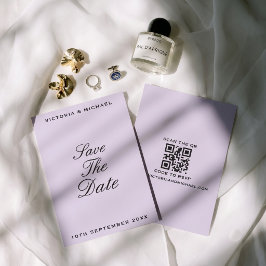 Minimaler Luxus Altes Geld Flieder Editoriale Hoch Save The Date