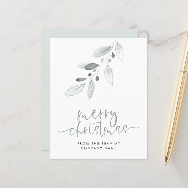 Minimaler Minimalwert für das Budget Weihnachten K (Vorderseite/Rückseite Beispiel)