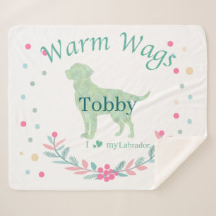 Minimaler Mint Labrador Retriever   Maßgeschneider Sherpadecke