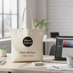 Minimaler moderner Profi Ihr Logo Tragetasche