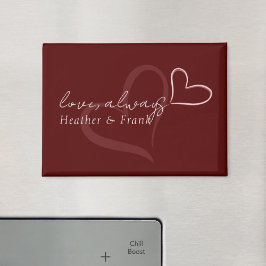 Minimaler moderner romantischer schicker Valentins Magnet