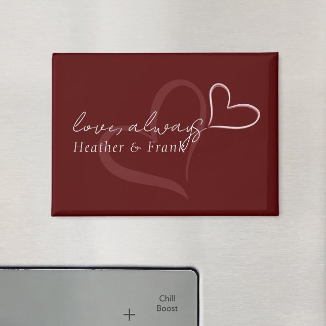 Minimaler moderner romantischer schicker Valentins Magnet (Von Creator hochgeladen)