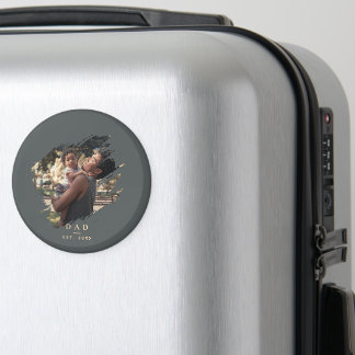 Minimaler moderner trendiger Photopop Grün zum Vat Magnet