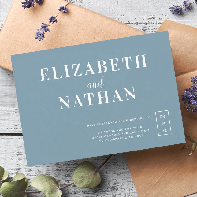 Minimaler moderner Wechsel des Datums Hochzeitaufs Save The Date (Von Creator hochgeladen)