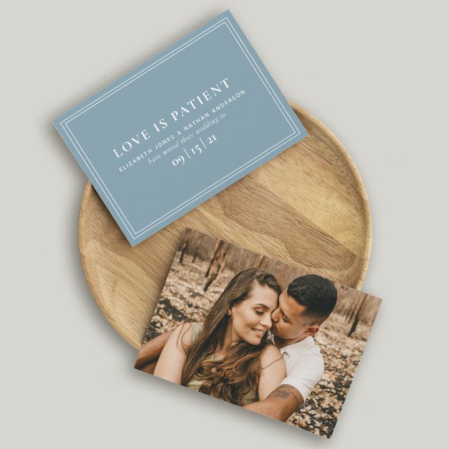 Minimaler moderner Wechsel des Datums Hochzeitaufs Save The Date (Von Creator hochgeladen)