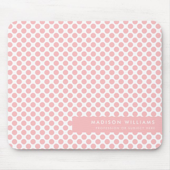 Minimaler moderner Zoll Mousepad (Vorne)