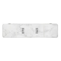 Minimaler Monogramm-Marmor