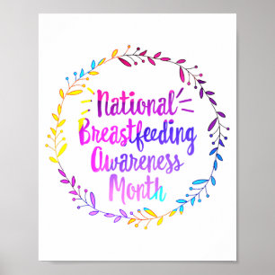 Minimaler nationaler Stillmonat Neu Poster