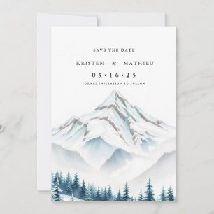 Minimaler Online-Berg Save The Date