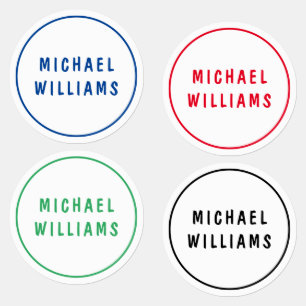 Minimaler Personalisierter Name Etiketten