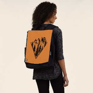 Minimaler Pinienwald Rucksack