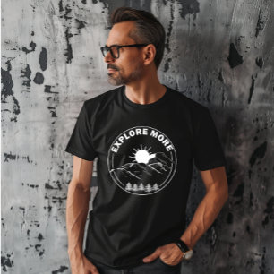 Minimaler Pinienwald T-Shirt