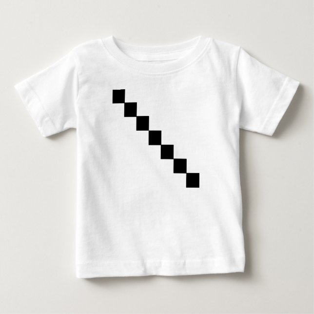 Minimaler Pixel-Schwert-T - Shirt (Vorderseite)