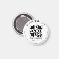Minimaler qr-Code kleiner Business Schönheitssalon