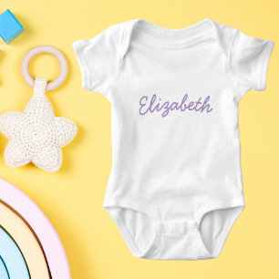 Minimaler Script-Individuelle Name Baby Strampler