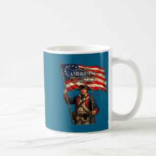 Minimaler Soldat Amerikanische Flagge Patriotische Kaffeetasse