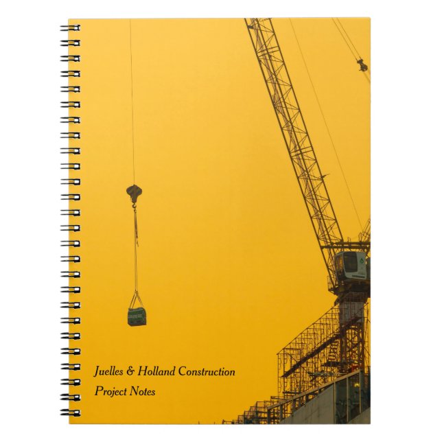 Minimaler Sonnenuntergang Notizblock (Vorderseite)