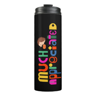 Minimaler Stil Farbenfroh viel geschätzt schwarz Thermosbecher