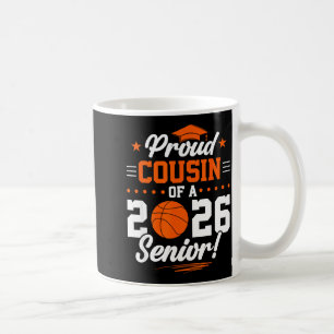 Minimaler stolzer Cousin 2026 Senior Basketball Kaffeetasse