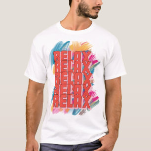 Minimaler T - Shirt zum Entspannen