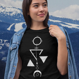 Minimaler Tattoo-Entwurf T-Shirt