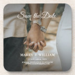 Minimaler Trendy Ersetzen von Foto Save the Date Getränkeuntersetzer<br><div class="desc">Minimalst trendy ersetzen Foto flach Save the Date Rundpapier Untersetzer. Elegantes Foto zum Hochzeitstag. Sie können Ihr Foto leicht auf Save the Date Vorlage ersetzen. Die Verlobung Hochzeit Einladung Fotokarte. Budget-Event-Karte für Erinnerungen. Einfache und stilvolle Save the Date Verlobung-Karte. Woll dieses Design auf einer Karte, Kartenstock dickeres Papier? Karo unsere...</div>