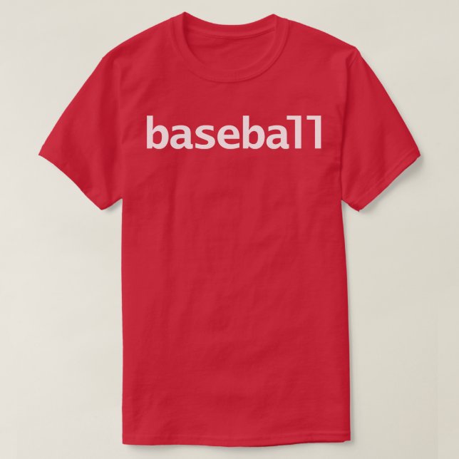Minimaler Typografie-weißer Text T-Shirt (Design vorne)