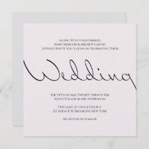 Minimaler typografischer Spaß und dennoch formale 