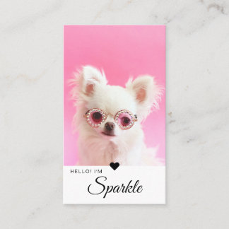 Minimaler und moderner Single Foto QR Code Visitenkarte