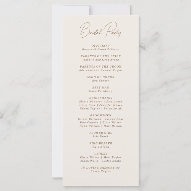 Minimaler Verzierter Rahmen (Rückseite)