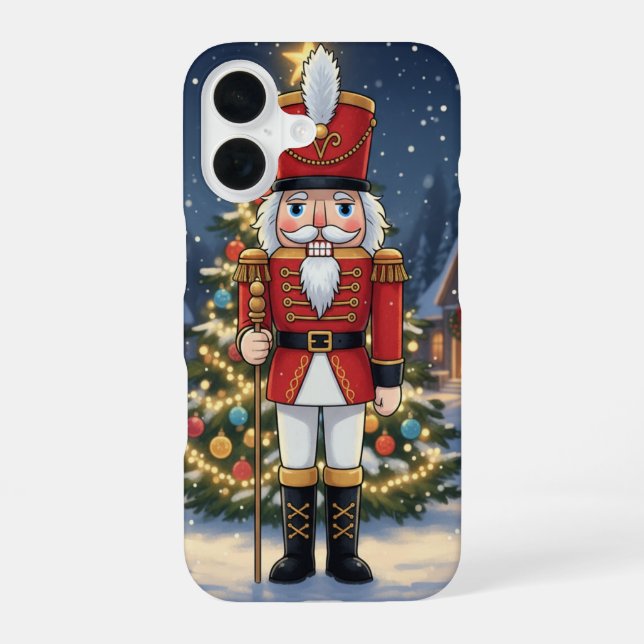 Minimaler Waldkatzen-iPhone-Hülle iPhone 16 Hülle (Rückseite)