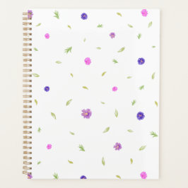 Minimaler Watercolor-Muster-Planer Planer