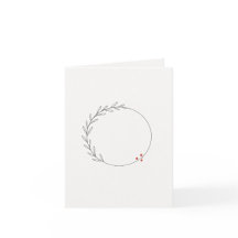 Minimaler Weihnachtskranz