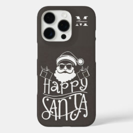 Minimaler Weihnachtsname und personalisierter Name iPhone 16 Pro Hülle