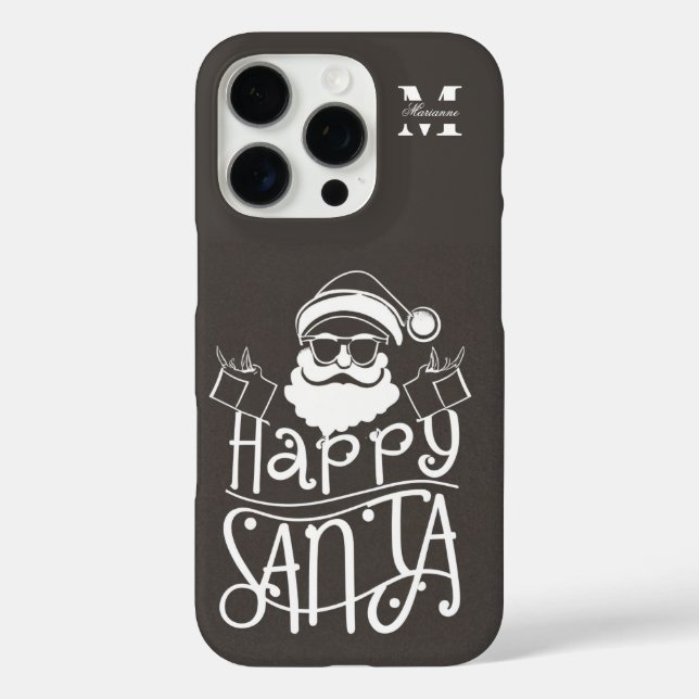Minimaler Weihnachtsname und personalisierter Name Case-Mate iPhone Hülle (Rückseite)