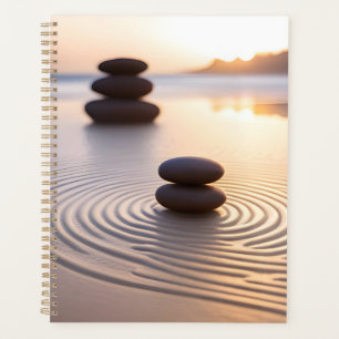 Minimaler Zen-Garten Planer