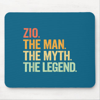 Minimaler Zio-Mann Mythos Legende Retro Mousepad