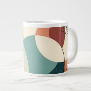 Minimales Abstraktes Nahtloses Muster - Geometrisc Jumbo-Tasse